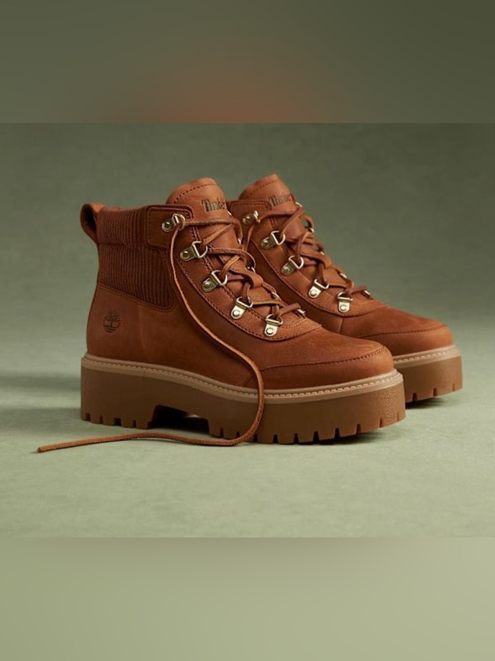 Timberland Lace-Up Platform Boots